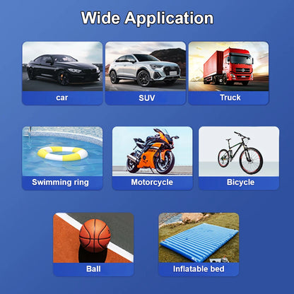 Cordless Tire Inflator: Quick Air Compressor for Cars, Bikes, and More