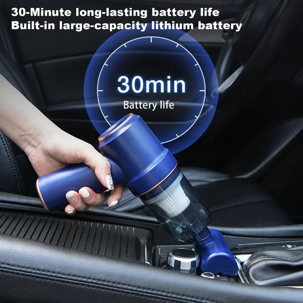 Cordless Handheld Car Vacuum - 8000pa Suction, Portable